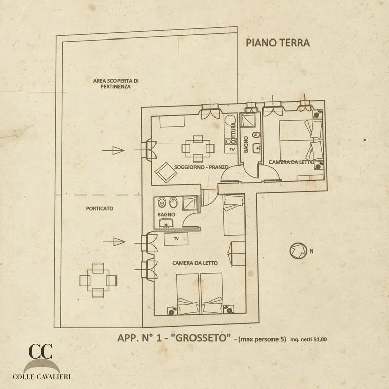 Colle Cavalieri - Country House Apartment Gavorrano Ngoại thất bức ảnh